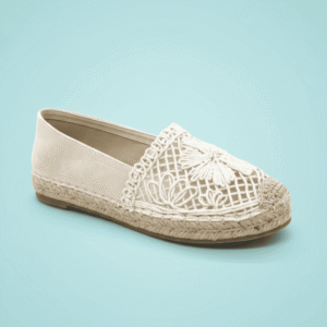 Espadrille Fleur de Lin Brodé