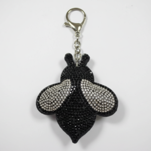Porte-clés et Bijou de Sac Abeille en Strass